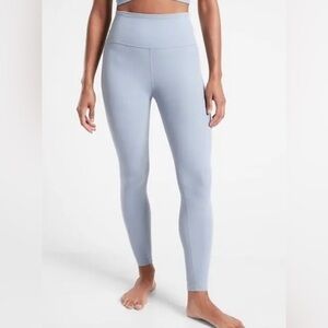 Athleta Ultra High Rise 7/8 Leggings Light Blue
